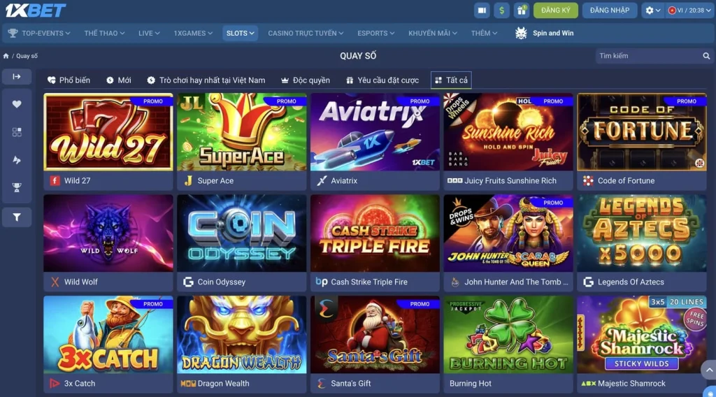 1xbet là sòng bạc uy tín dành cho người chơi từ Việt Nam