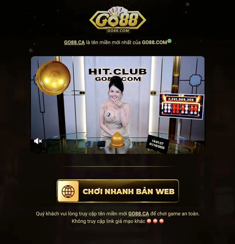 Tải và cài đặt game Tài Xỉu Go88 Casino trên điện thoại